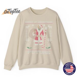 Ghost of Christmas Future Ugly Christmas Sweatshirt