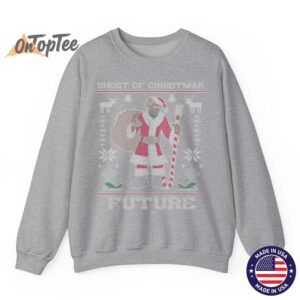 Ghost of Christmas Future Ugly Christmas Sweatshirt 03