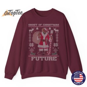 Ghost of Christmas Future Ugly Christmas Sweatshirt 08
