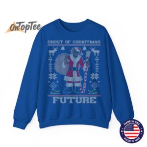 Ghost of Christmas Future Ugly Christmas Sweatshirt 10