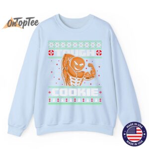 Gingerbread Man Funny Ugly Christmas Gym Workout Sweatshirt 04