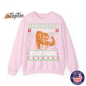 Gingerbread Man Funny Ugly Christmas Gym Workout Sweatshirt 05