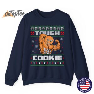 Gingerbread Man Funny Ugly Christmas Gym Workout Sweatshirt 06