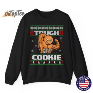 Gingerbread Man Funny Ugly Christmas Gym Workout Sweatshirt 07