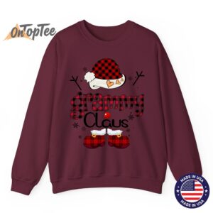 Grammy Claus Red Plaid Grandma Gift Sweatshirt 4 Grammy Claus Red Plaid Grandma Gift Sweatshirt 05