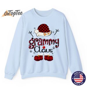 Grammy Claus Red Plaid Grandma Gift Sweatshirt 7 Grammy Claus Red Plaid Grandma Gift Sweatshirt 08