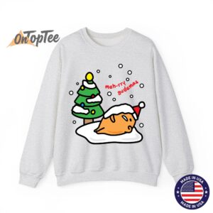 Gudetama Meh rry Gudemas Christmas Sweatshirt 02