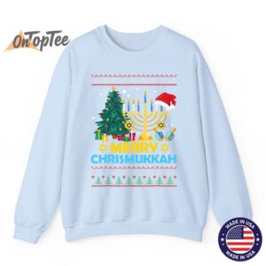 Happy Christmukkah Jewish Christmas Hanukkah Chanukah Gift Sweatshirt 04