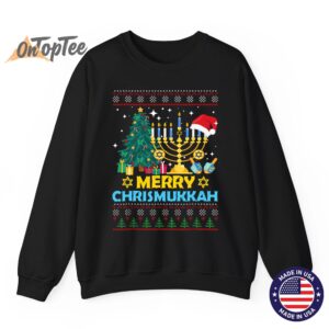 Happy Christmukkah Jewish Christmas Hanukkah Chanukah Gift Sweatshirt 07