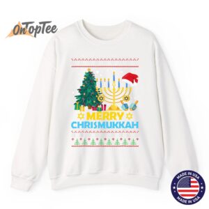 Happy Christmukkah Jewish Christmas Hanukkah Chanukah Gift Sweatshirt 11