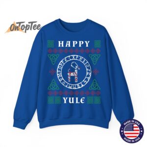 Happy Yule Pagan Wicca Ugly Christmas Sweatshirt 9 Happy Yule Pagan Wicca Ugly Christmas Sweatshirt 10