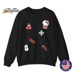 Hello Kitty Christmas Holiday Sweatshirt with Patches 6 Hello Kitty Christmas Holiday Sweatshirt with Patches 07