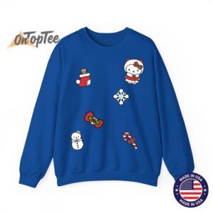 Hello Kitty Christmas Holiday Sweatshirt with Patches 9 Hello Kitty Christmas Holiday Sweatshirt with Patches 10