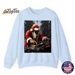 Hip Hop Santa DJ Christmas Sweatshirt 3 Hip Hop Santa DJ Christmas Sweatshirt 04