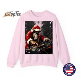 Hip Hop Santa DJ Christmas Sweatshirt 4 Hip Hop Santa DJ Christmas Sweatshirt 05