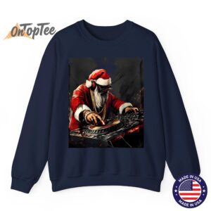 Hip Hop Santa DJ Christmas Sweatshirt 5 Hip Hop Santa DJ Christmas Sweatshirt 06