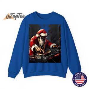 Hip Hop Santa DJ Christmas Sweatshirt 9 Hip Hop Santa DJ Christmas Sweatshirt 10