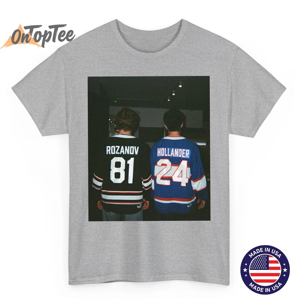 Hollander & Rozanov Hockey Shirt – Vintage Fan Gift Tee Hollander & Rozanov Hockey Shirt – Vintage Fan Gift Tee