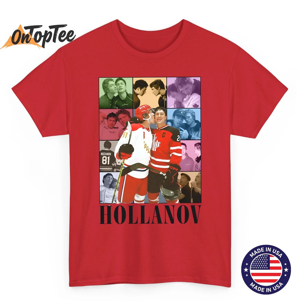 Hollanov Heated Rivalry T-Shirt – Shane Hollander Ilya Rozanov Hollanov Heated Rivalry T-Shirt – Shane Hollander Ilya Rozanov