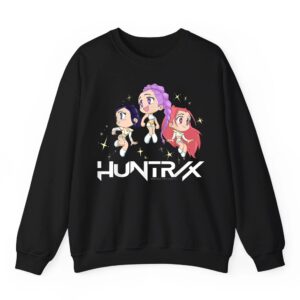 Huntrix Chibi Sparks Group Shot Sweatshirt 2 Huntrix Chibi Sparks Group Shot Sweatshirt 03