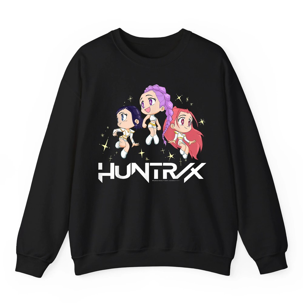 Huntrix Chibi Sparks Group Shot Sweatshirt Huntrix Chibi Sparks Group Shot Sweatshirt