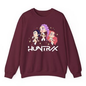 Huntrix Chibi Sparks Group Shot Sweatshirt 3 Huntrix Chibi Sparks Group Shot Sweatshirt 04