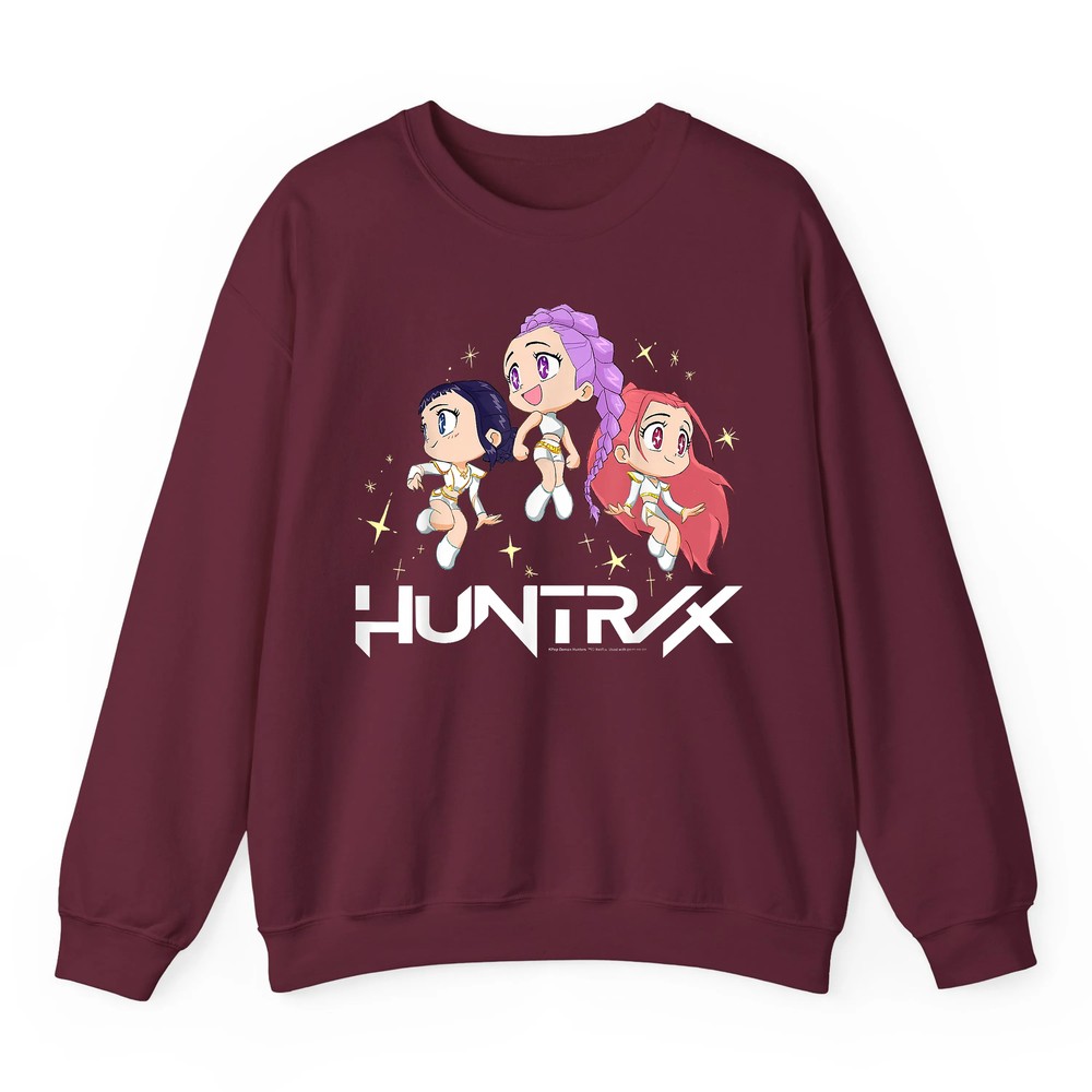 Huntrix Chibi Sparks Group Shot Sweatshirt Huntrix Chibi Sparks Group Shot Sweatshirt