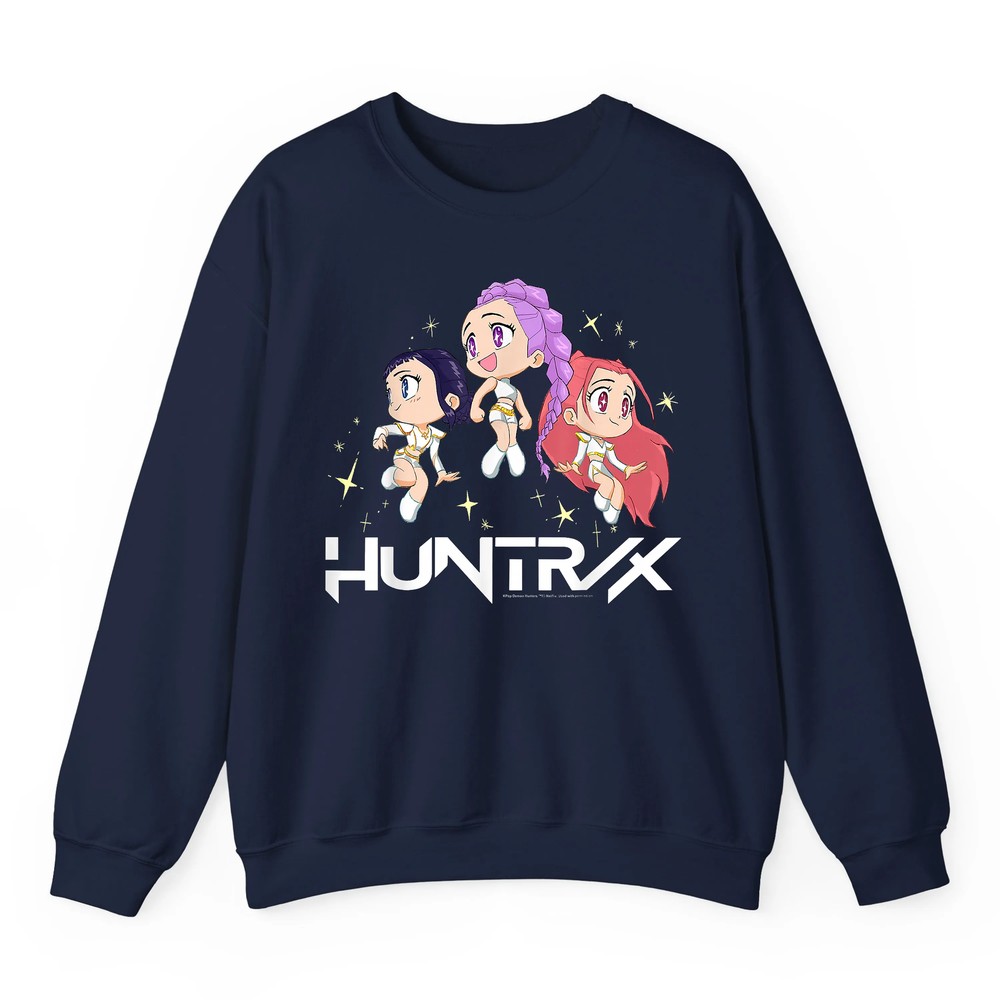 Huntrix Chibi Sparks Group Shot Sweatshirt Huntrix Chibi Sparks Group Shot Sweatshirt