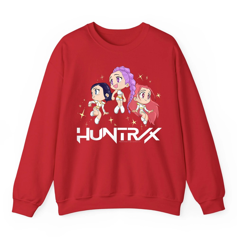 Huntrix Chibi Sparks Group Shot Sweatshirt Huntrix Chibi Sparks Group Shot Sweatshirt