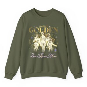 Huntrix Golden Zoey Rumi Mira Sweatshirt 1 Huntrix Golden Zoey Rumi Mira Sweatshirt 02