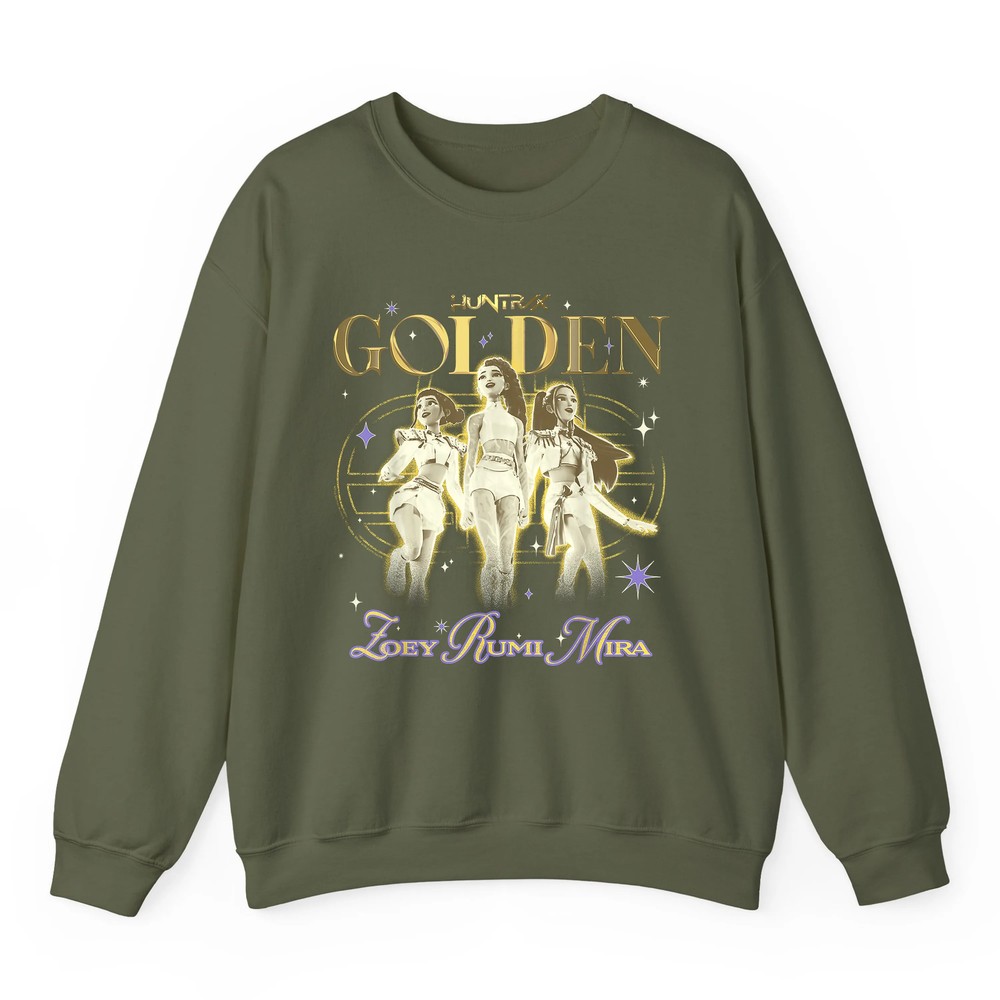 Huntrix Golden Zoey Rumi Mira Sweatshirt Huntrix Golden Zoey Rumi Mira Sweatshirt