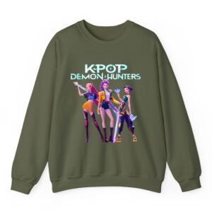 Huntrix Heroic Poses Group Shot Pullover Sweatshirt 02