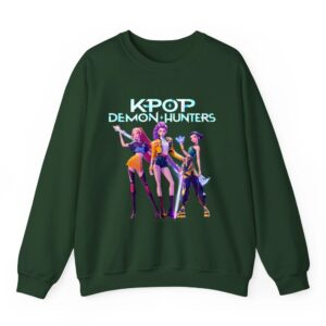 Huntrix Heroic Poses Group Shot Pullover Sweatshirt 07