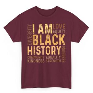 I Am Black History Black History Month Gift African American T-Shirt 3 I Am Black History Black History Month Gift African American T Shirt 04