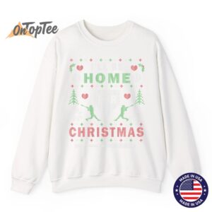 I'LL BE HOME FOR CHRISTMAS BASEBALL UGLY CHRISTMAS Sweatshirt 10 ILL BE HOME FOR CHRISTMAS BASEBALL UGLY CHRISTMAS Sweatshirt 11
