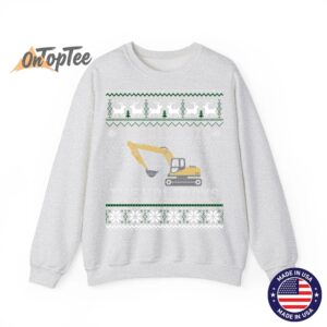 I Really Dig The Holidays Excavator Christmas Ugly Sweatshirt 3 I Really Dig The Holidays Excavator Christmas Ugly Sweatshirt 04