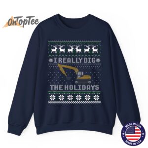 I Really Dig The Holidays Excavator Christmas Ugly Sweatshirt 5 I Really Dig The Holidays Excavator Christmas Ugly Sweatshirt 06