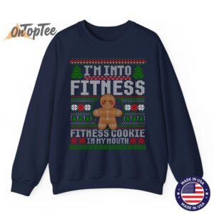 Im Into Fitness Cookie Gingerbread Ugly Christmas Sweatshirt 06