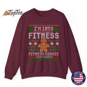 Im Into Fitness Cookie Gingerbread Ugly Christmas Sweatshirt 08