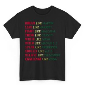 Inspirational Black History Month Design Celebrating Empower T-Shirt