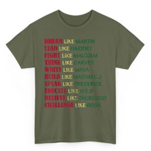 Inspirational Black History Month Design Celebrating Empower T Shirt 06