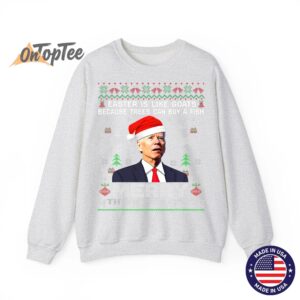 Joe Biden Happy 4th Easter Ugly Christmas Women Sweatshirt 02