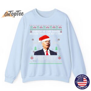 Joe Biden Happy 4th Easter Ugly Christmas Women Sweatshirt 04