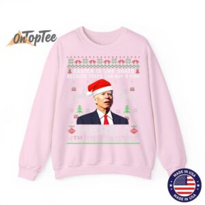 Joe Biden Happy 4th Easter Ugly Christmas Women Sweatshirt 05