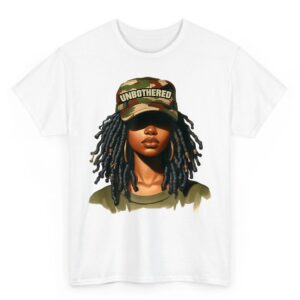 Melanin Unbothered Black Woman Locs Camo Black History Month T-Shirt 6 Melanin Unbothered Black Woman Locs Camo Black History Month T Shirt 07