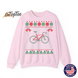 Merry Bikemas Ugly Christmas Cycling Sweatshirt 1 Merry Bikemas Ugly Christmas Cycling Sweatshirt 02