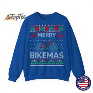 Merry Bikemas Ugly Christmas Cycling Sweatshirt 6 Merry Bikemas Ugly Christmas Cycling Sweatshirt 07