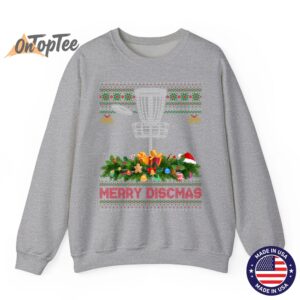 Merry Discmas Ugly Disc Golf Christmas Sweatshirt 4 Merry Discmas Ugly Disc Golf Christmas Sweatshirt 05