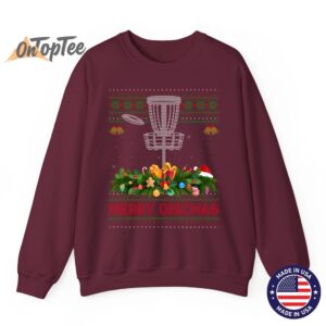 Merry Discmas Ugly Disc Golf Christmas Sweatshirt 9 Merry Discmas Ugly Disc Golf Christmas Sweatshirt 10