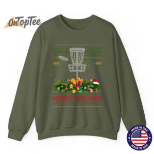 Merry Discmas Ugly Disc Golf Christmas Sweatshirt 10 Merry Discmas Ugly Disc Golf Christmas Sweatshirt 11